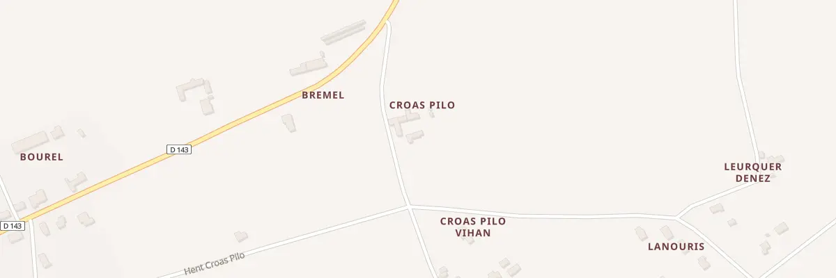 Plan du 242 Croas Pilo à Plovan
