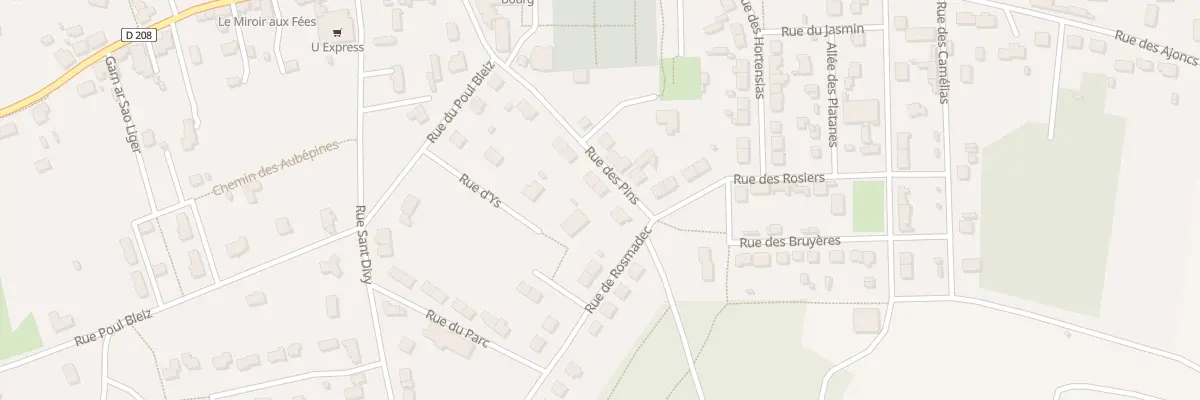 Plan du 20 Rue des Pins à Telgruc-sur-Mer