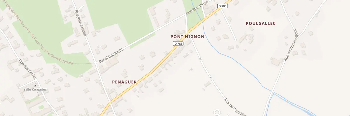 Plan du 79 Rue Duguesclin à Penmarch
