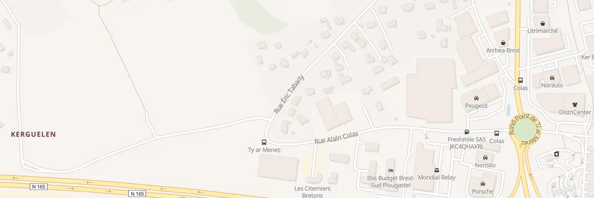Plan du 470 Rue Eric Tabarly à Plougastel-Daoulas