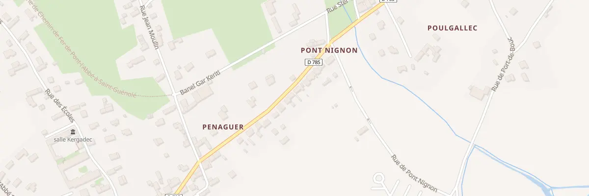 Plan du 107 Rue Duguesclin à Penmarch