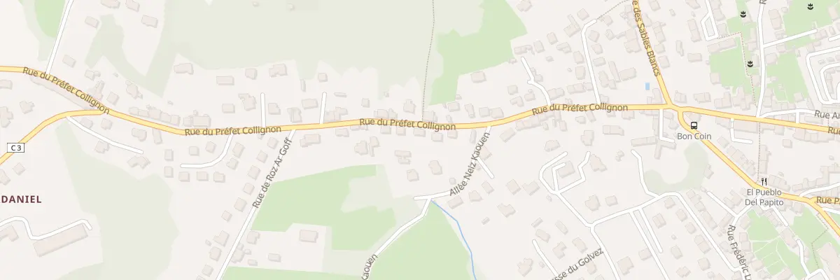 Plan du 43 Rue du Prefet Collignon à Douarnenez