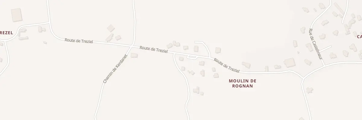 Plan du 1 Ham de Kerdanet à Kernouës