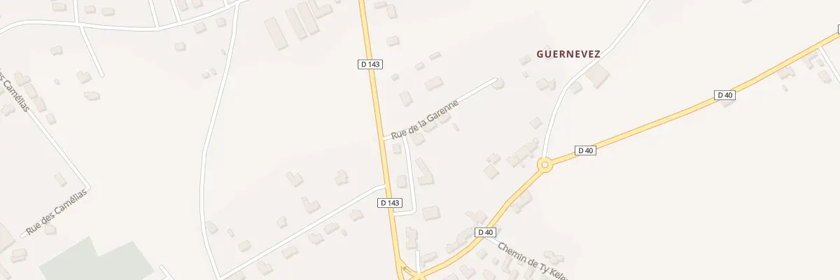 Plan du 3 Rue de la Garenne à Pouldreuzic