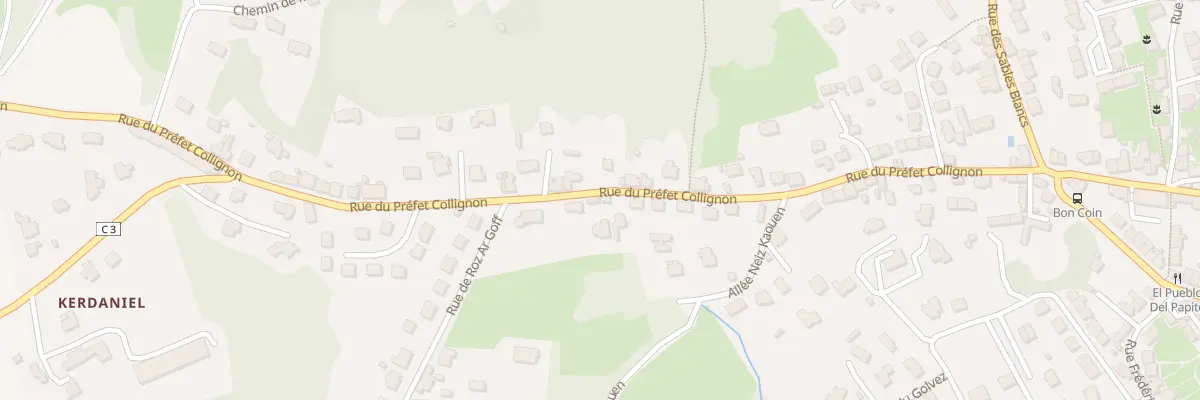 Plan du 51 Rue du Prefet Collignon à Douarnenez