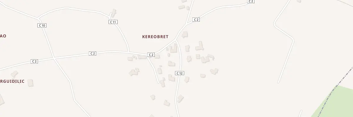 Plan du 22 Kereobret à Saint-Frégant