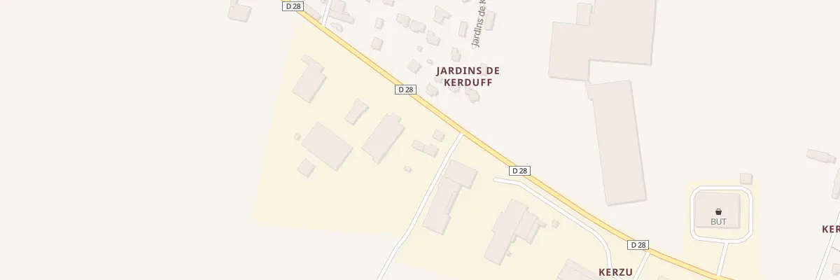 Plan du 458A Croas Kerzu au Folgoët