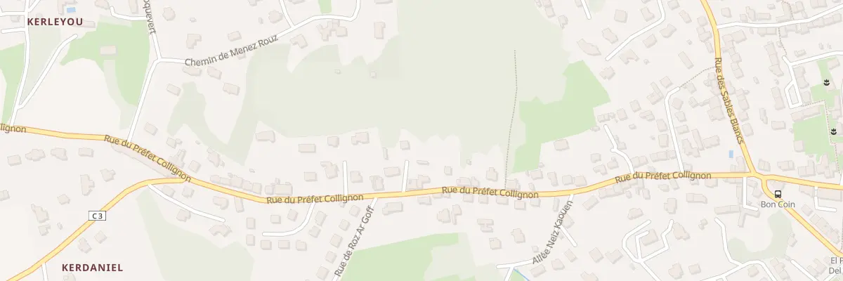 Plan du 58 Rue du Prefet Collignon à Douarnenez