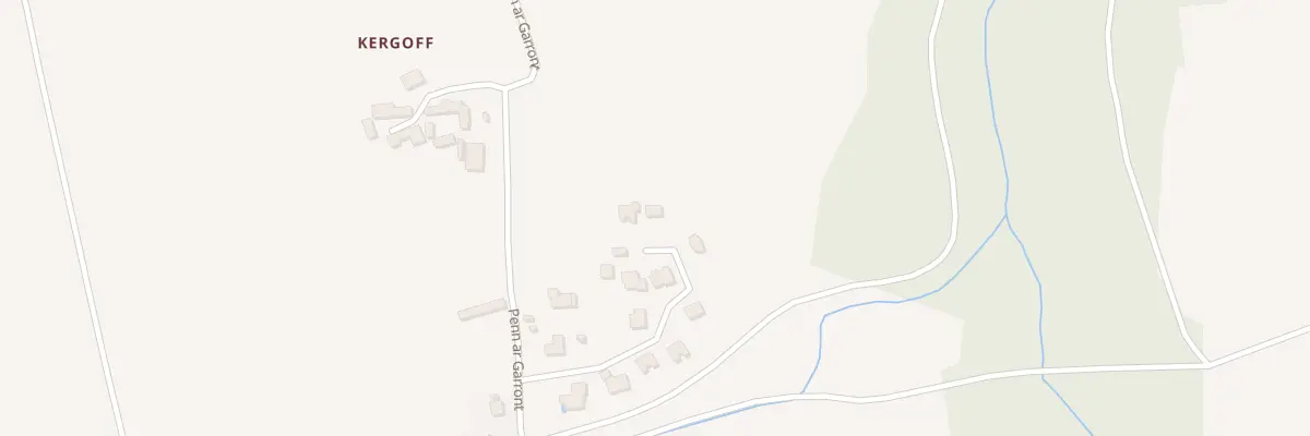 Plan du 9001 Kergoff à Guiler-sur-Goyen