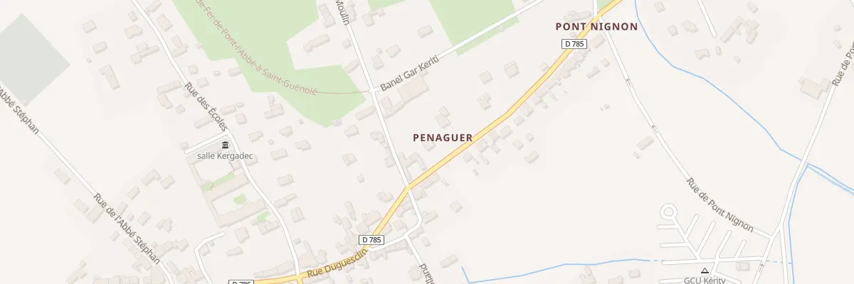 Plan du 244 Rue Duguesclin à Penmarch