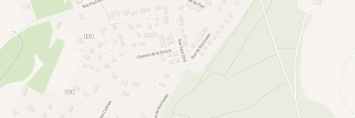 Plan du 5334 Rue Sant Divy à Telgruc-sur-Mer