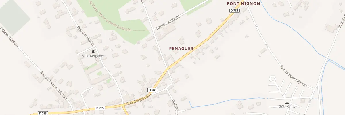 Plan du 272 Rue Duguesclin à Penmarch