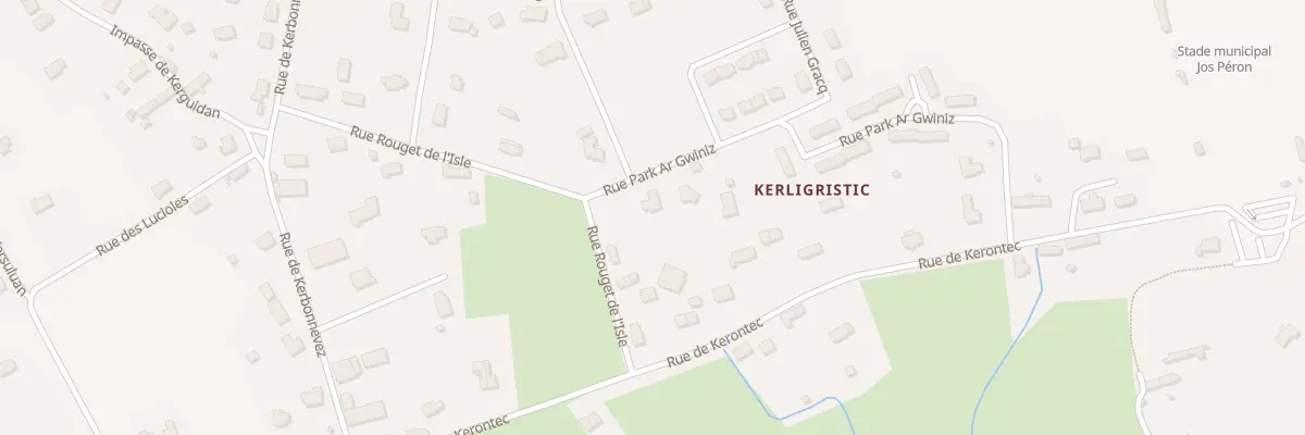 Plan du 381 Rue Park An Gwiniz à Penmarch