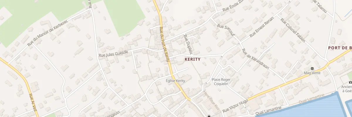 Plan du 323 Rue du Port Kerity à Penmarch