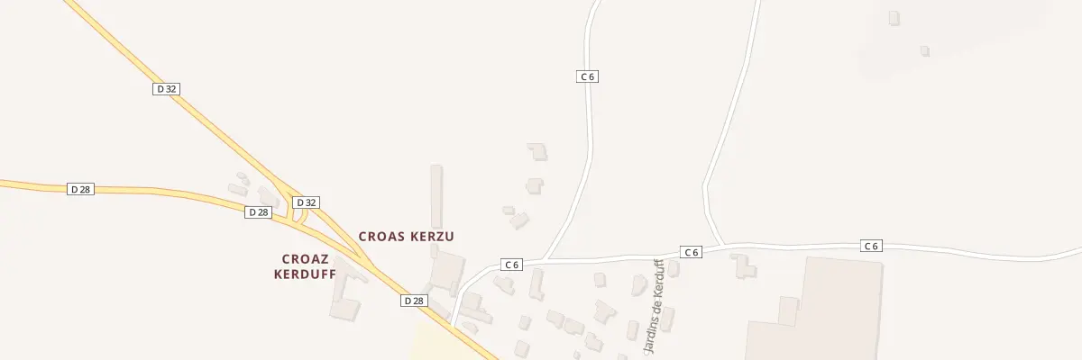 Plan du 5 Rue de Kerzu au Folgoët