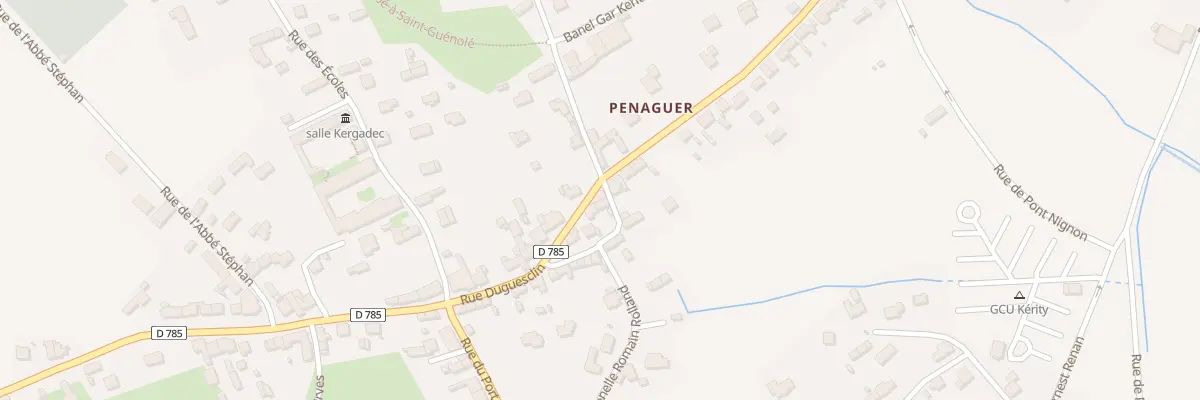 Plan du 314 Rue Duguesclin à Penmarch