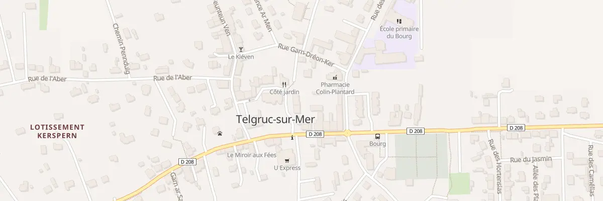 Plan du 17 Rue de l’Eglise à Telgruc-sur-Mer