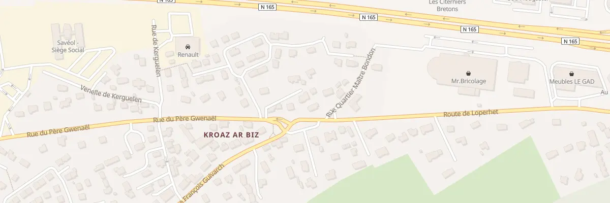 Plan du 123T Rue du Père Gwenaël à Plougastel-Daoulas