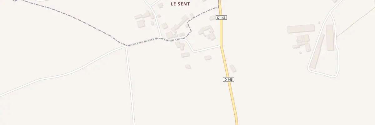 Plan du 157 Le Sent à Plovan
