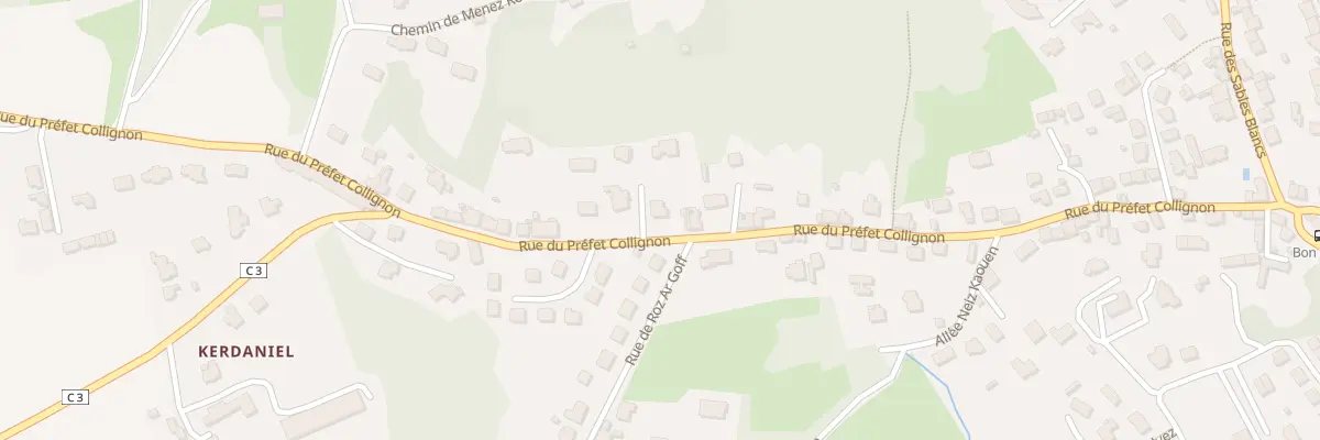 Plan du 62Q Rue du Prefet Collignon à Douarnenez