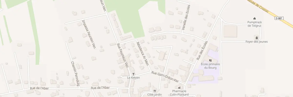 Plan du 2 Lot Ar Men à Telgruc-sur-Mer