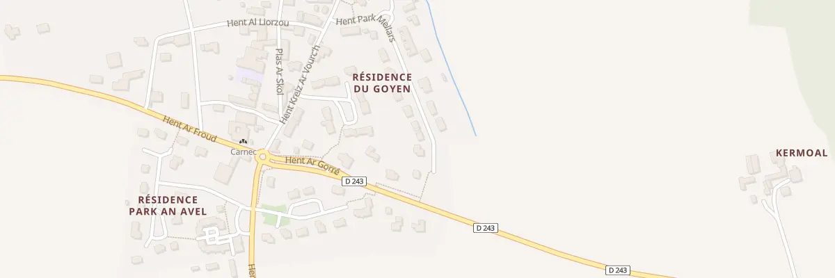 Plan du 5126F Le Bourg à Guiler-sur-Goyen