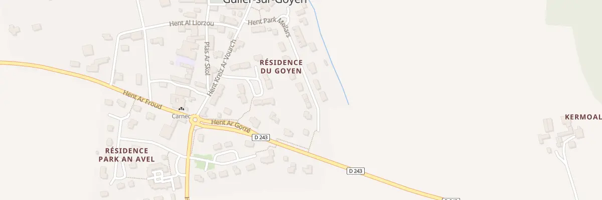 Plan du 5127F Le Bourg à Guiler-sur-Goyen
