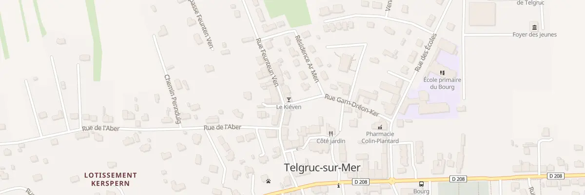 Plan du 16 Rue Feunteun Ven à Telgruc-sur-Mer