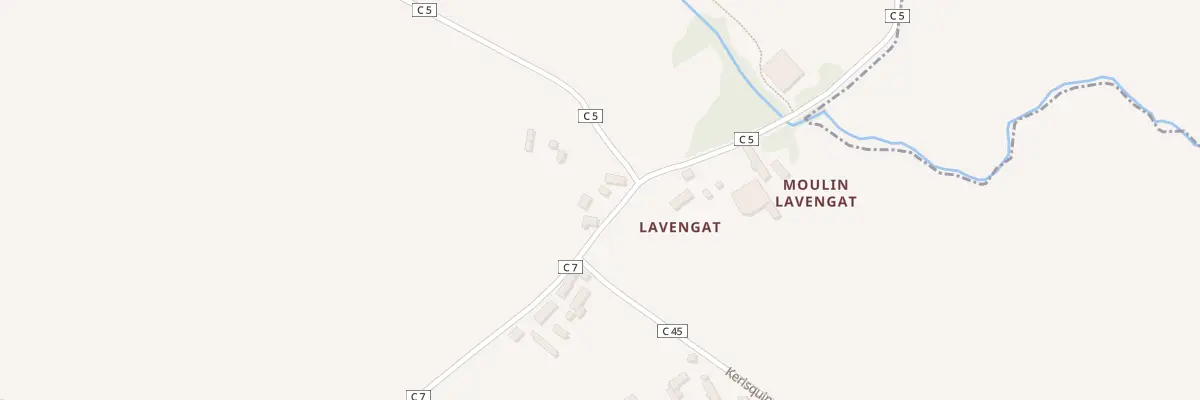 Plan du 5125 Lavengat à Guissény