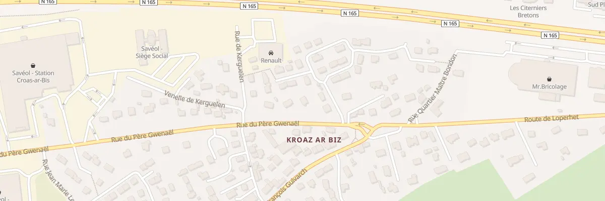 Plan du 105 Rue du Père Gwenaël à Plougastel-Daoulas