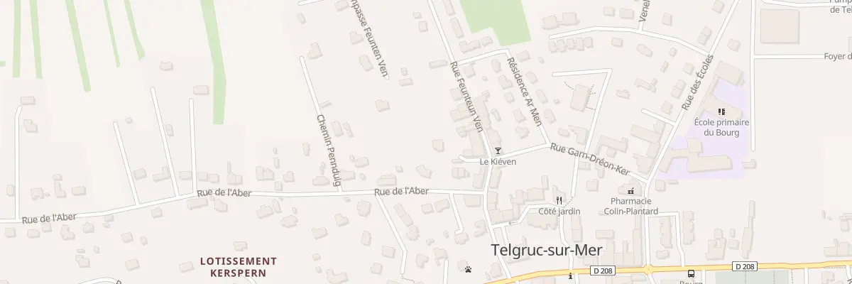 Plan du 11T Rue Feunteun Ven à Telgruc-sur-Mer