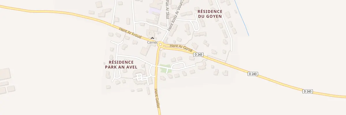 Plan du 5118F Res Park ar Groas à Guiler-sur-Goyen