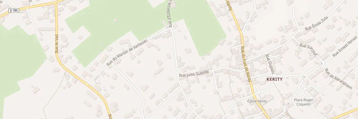 Plan du 210 Rue d’Estienne d’Orves à Penmarch