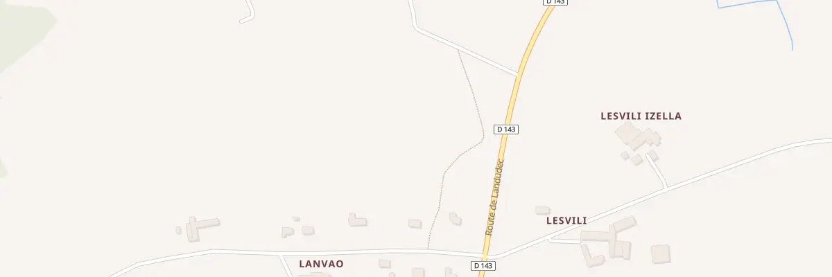 Plan du 4 Lanvao à Pouldreuzic