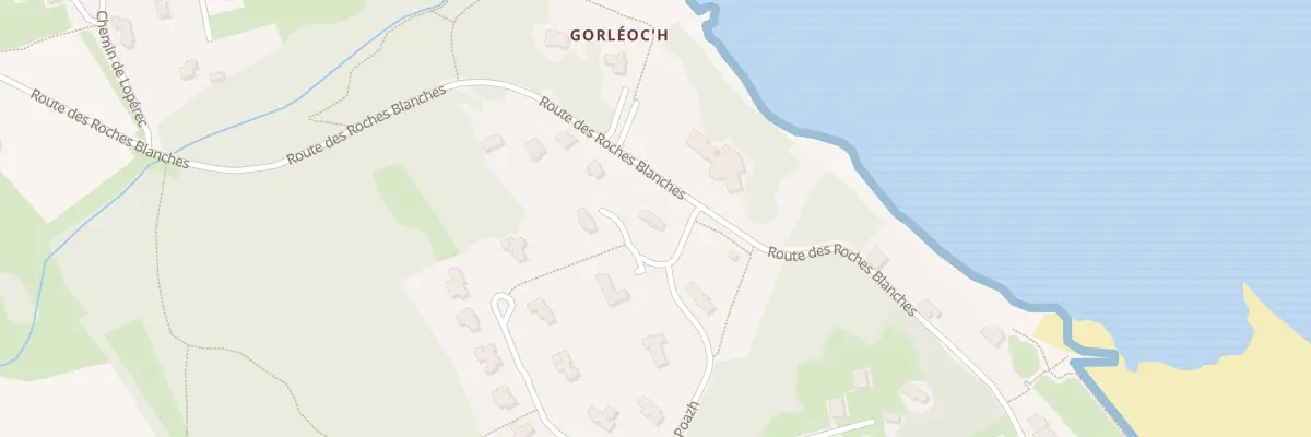 Plan du 2 Rue Menez Poazh à Douarnenez