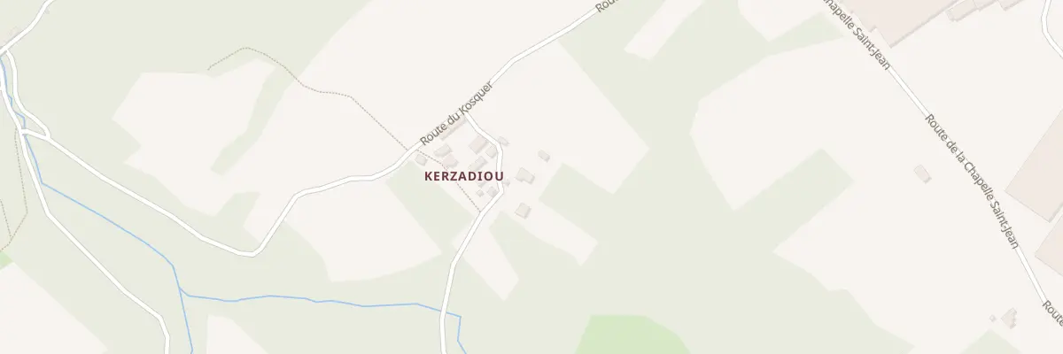 Plan du 60 Chem Klaoda Ar Prat - Kerzadiou à Plougastel-Daoulas