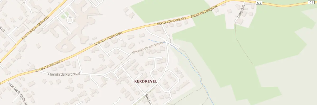 Plan du 12 Rue Jean Louis Kervella à Plougastel-Daoulas