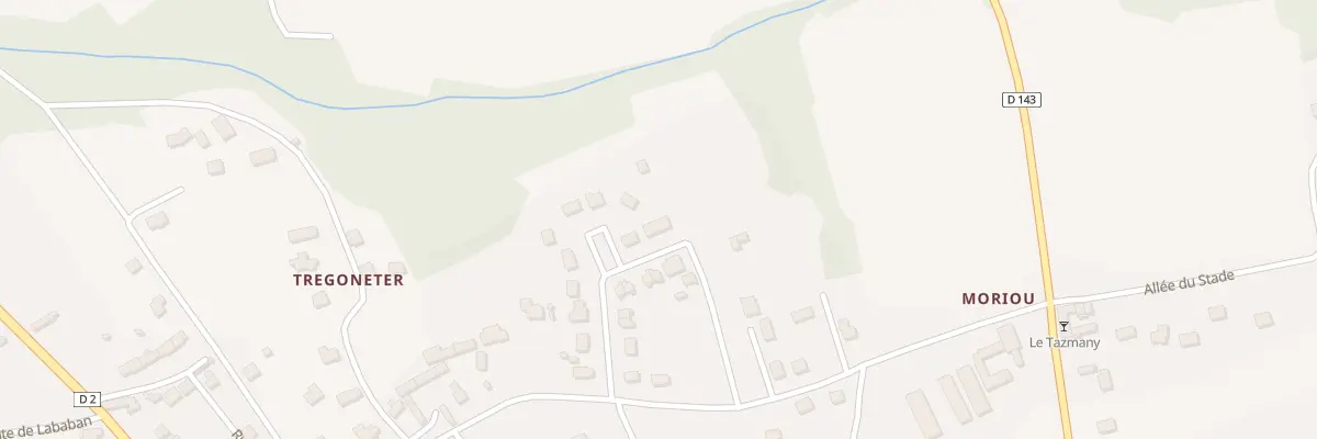 Plan du 21 Cité de Tregoneter à Pouldreuzic