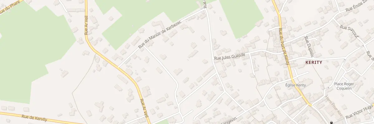 Plan du 9025 Rue d’Estienne d’Orves à Penmarch