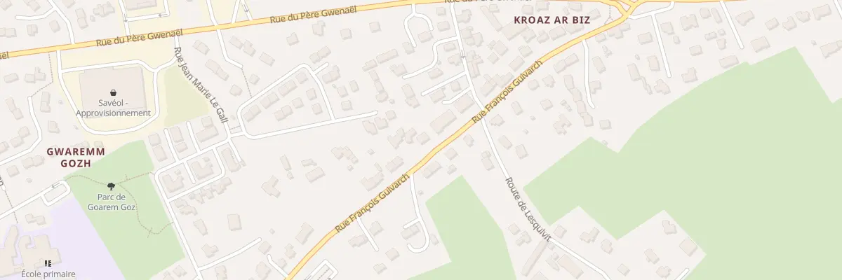 Plan du 107 Rue François Guivarch à Plougastel-Daoulas