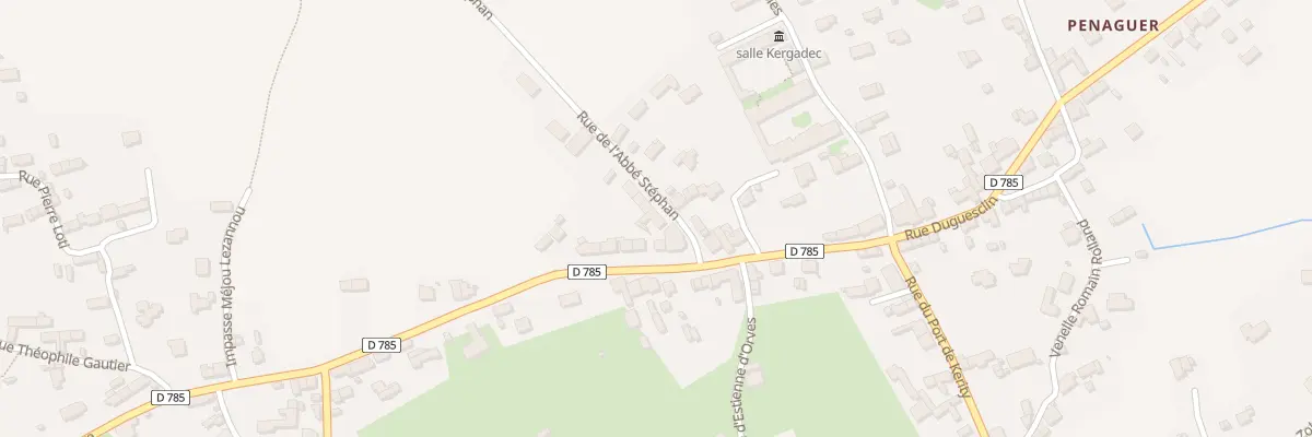 Plan du 53 Rue de l’Abbé Stéphan à Penmarch