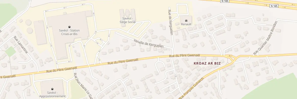 Plan du 95 Rue du Père Gwenaël à Plougastel-Daoulas