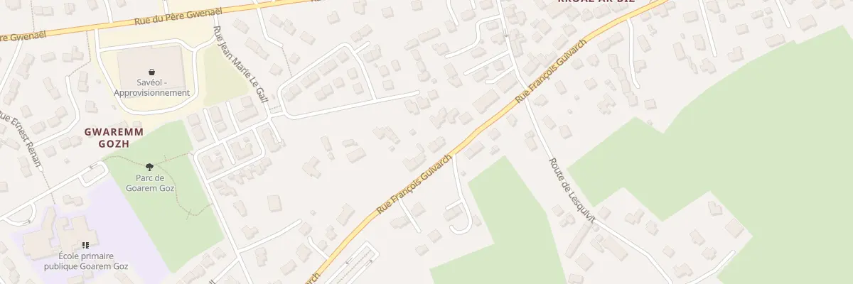 Plan du 101 Rue François Guivarch à Plougastel-Daoulas