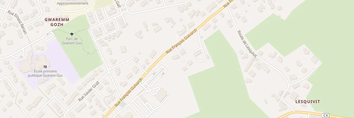 Plan du 48 Rue François Guivarch à Plougastel-Daoulas
