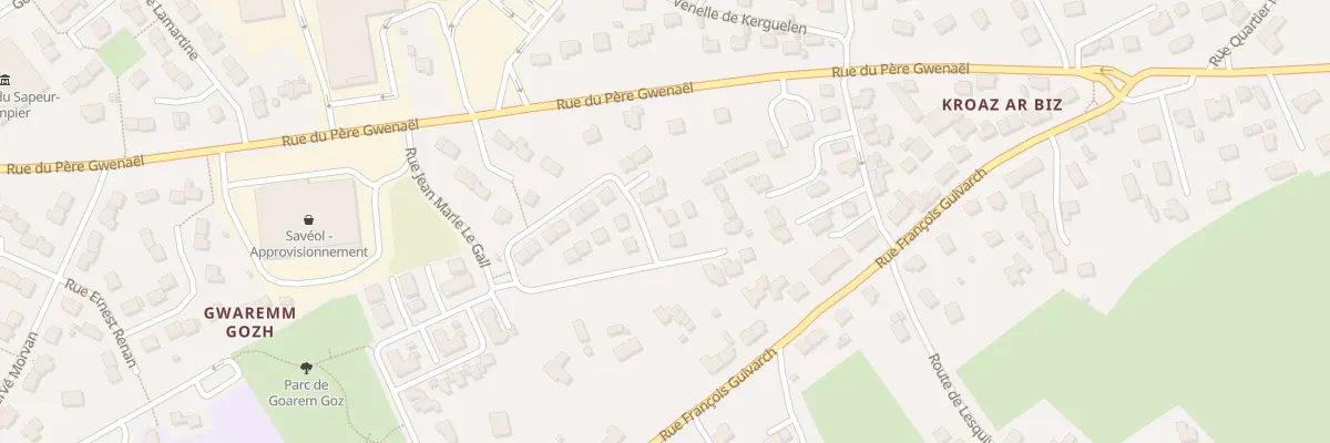 Plan du 10 Rue Joséphine Baker à Plougastel-Daoulas