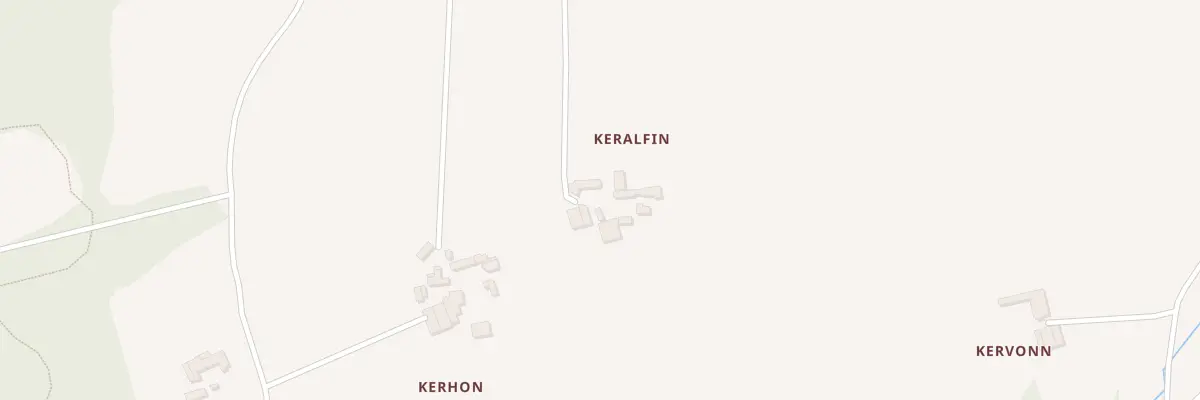 Plan du 198 Keralfin à Landudec