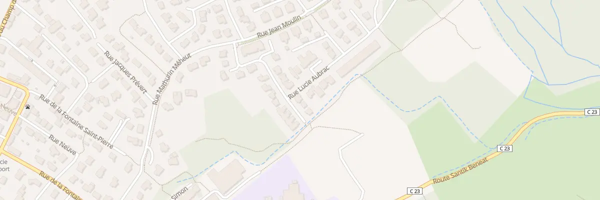 Plan du 32 Rue Lucie Aubrac à Plougastel-Daoulas
