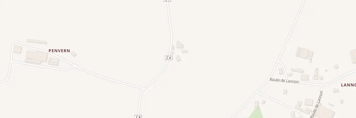 Plan du 12 Laven à Kersaint-Plabennec
