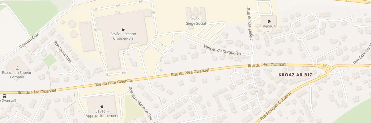 Plan du 89 Rue du Père Gwenaël à Plougastel-Daoulas