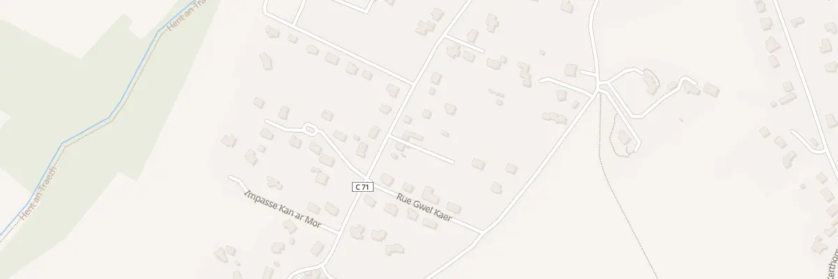 Plan du 81 Rue de Luzéoc à Telgruc-sur-Mer